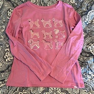 Purple long sleeved Gap Dog shirt